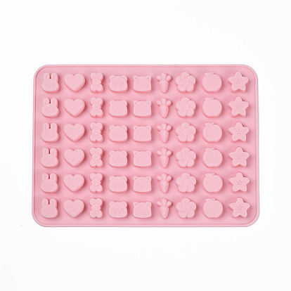 Food Grade Silicone Molds, Fondant Molds, For DIY Cake Decoration, Chocolate, Candy, UV Resin & Epoxy Resin Jewelry Making, Mixed Shapes