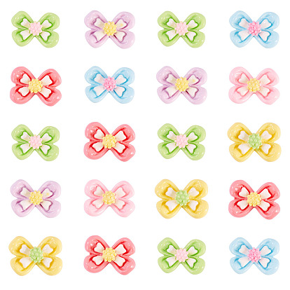 20 шт. Кабошоны из непрозрачной смолы, цветок