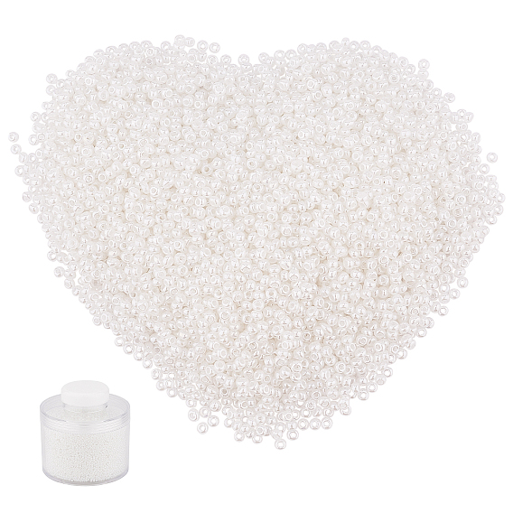 12/0 Grade A Ceylon Round Glass Seed Beads