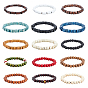 15шт 15 набор круглых, столбчатых и дисковых браслетов из деревянных бусин