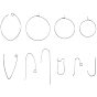 Stainless Steel Earring Hooks, Ear Wire