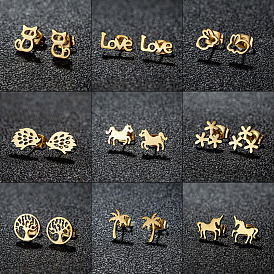 201 из нержавеющей стали серьги