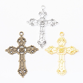 Тибетский сплав стиля большие кулоны, крест прелести