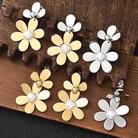 304 серьги-гвоздики из нержавеющей стали для женщин