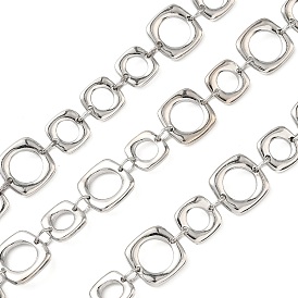 Цепи с квадратными звеньями из сплава, несварные