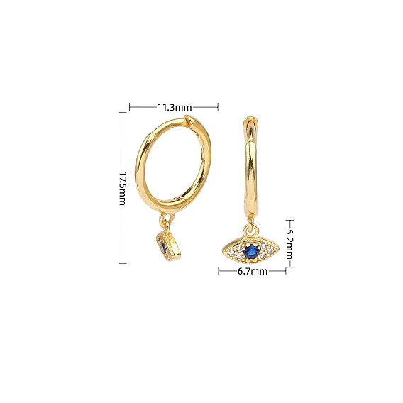 Минималистичные серьги «дьявольский глаз» из серебра s925 для девочек с уникальным дизайном