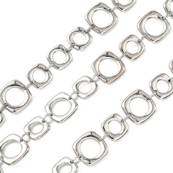 Цепи с квадратными звеньями из сплава, несварные