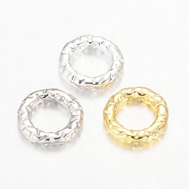 Стойки обшивки латунные кольца связывая, свинца & никель освобождают и кадмия, 8x2 мм, отверстие : 4.5 мм