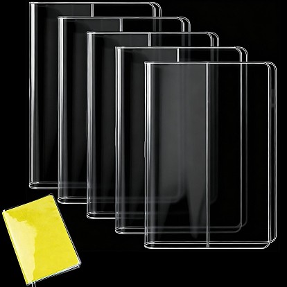 A5 прозрачные обложки для книг из ПВХ, прямоугольные