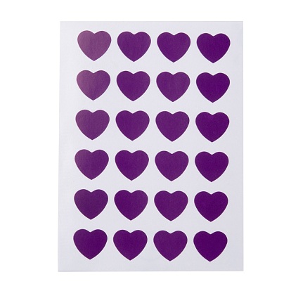 Kraft Paper Stickers, Self Adhesive Inkjet Printing Labels, Heart