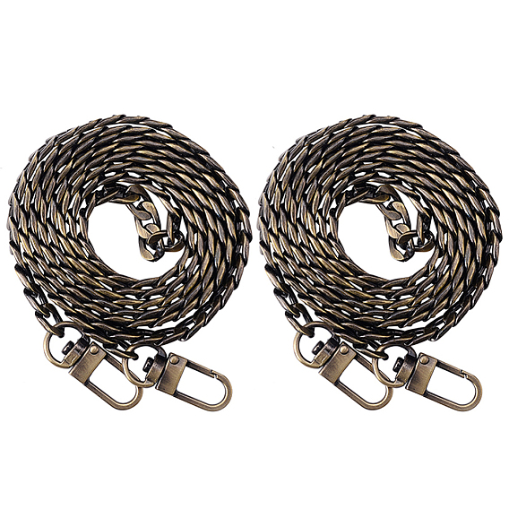 Цепные ремни, Железные бордюрные цепи, с поворотными застежками