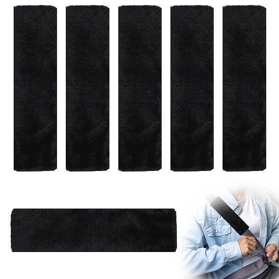 Flocked Cloth Car Safety Belt Cover, Rectangle