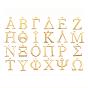 24 шт 24 стиль 304 подвески из нержавеющей стали, греческий алфавит