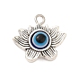 Тибетском стиле сплава смолы подвески, цветок с глазом