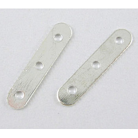 Железные прутья Spacer, с 3 отверстия, 17x3.5 мм, отверстие : 1 мм