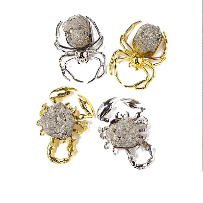 Природные украшения пирит дисплей, металлическое украшение домашнего офиса