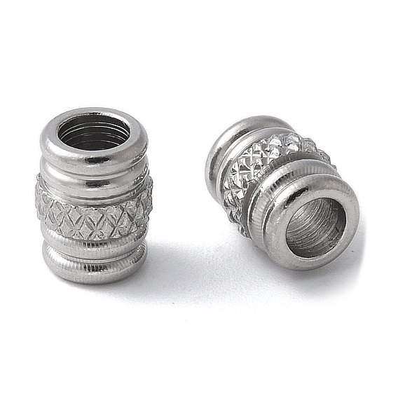 304 из нержавеющей стали бусы, колонка, анти-тускнение