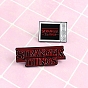 Word Enamel Pin, Creative Zin Alloy Brooch for Backpack Clothes