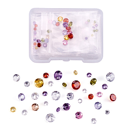 Кубического циркония кабошоны, класс А, граненые, алмаз