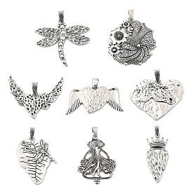 Тибетский сплав стиля большие кулоны, винтажные аксессуары своими руками