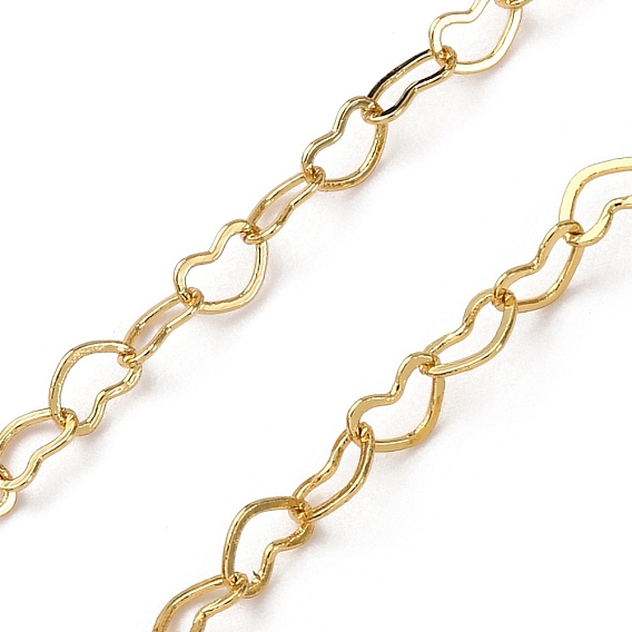 Латунные сердечные цепи, без свинца и без кадмия, стойки покрытие, долговечный, с катушкой, пайки