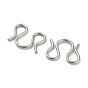 304 Stainless Steel S-Hook Clasps, M Clasps