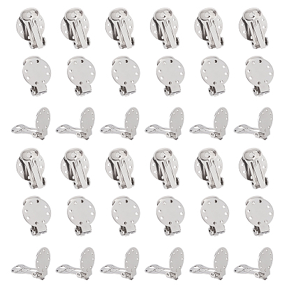 40шт. 304 клипсы из нержавеющей стали, плоско-круглые