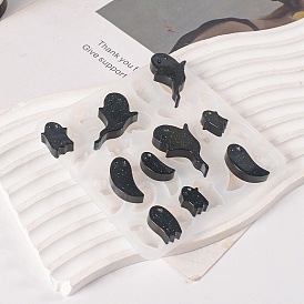 DIY Silicone Pendant Molds, Resin Casting Molds, For UV Resin, Epoxy Resin Jewelry Pendant Making