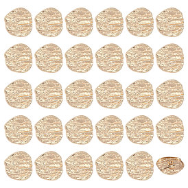 30 шт. 1 пуговицы с хвостовиком из сплава с отверстиями, текстурированные самородки