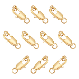 Brass Lobster Claw Clasps