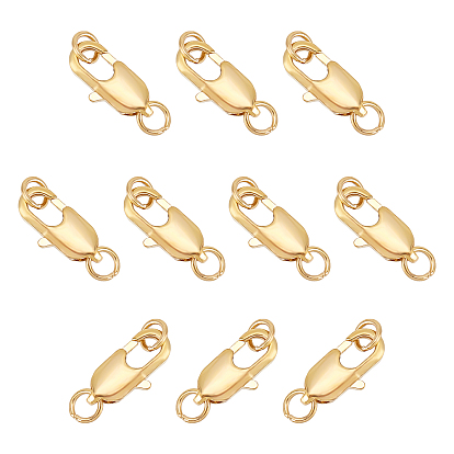 Brass Lobster Claw Clasps
