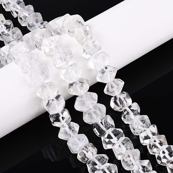 Природных кристаллов кварца бисер нитей, горного хрусталя, самородки, граненые