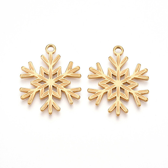 304 подвески из нержавеющей стали, ионное покрытие (ip), прелести снежинки