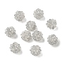 Natural Labradorite Woven Beads, Cluster Beads, Faceted, Round