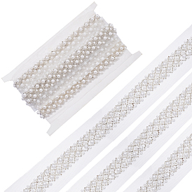 Chgcraft polyester avec ruban de perles en plastique