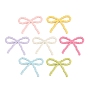Spray Painted Alloy Pendants, Bowknot Charms, Cadmium Free & Nickel Free & Lead Free