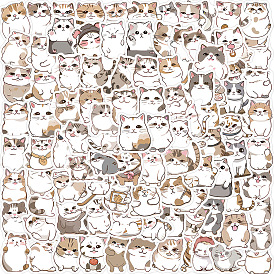 100Pcs PVC Adhesive Waterproof Stickers Self-Adhesive Stickers, for DIY Photo Album Diary Scrapbook Decoration