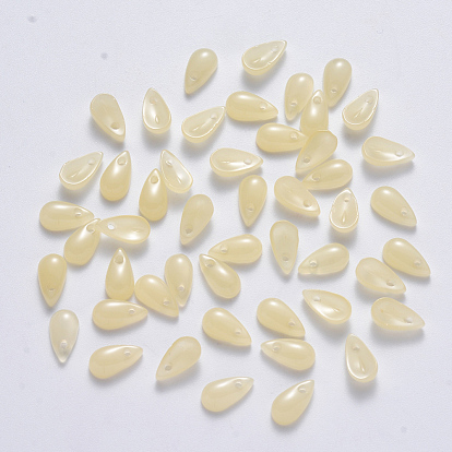 Nachahmung Jade-Glas-Charme, Träne