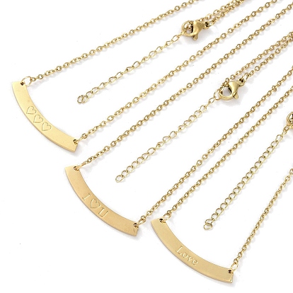 Прямоугольник ко Дню святого Валентина 304 подвески из нержавеющей стали, ожерелья, ожерелья из кабельных цепочек для женщин