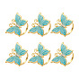 Butterfly Zinc Alloy Napkin Rings, Napkin Holder Adornment, Restaurant Daily Accessiroes, Golden