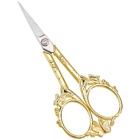 1 ножницы из нержавеющей стали для ПК, ножницы для вышивания, швейные инструменты, золотые