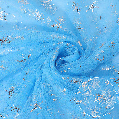 Полиэфирные ткани, аксессуары, снежинка шаблон