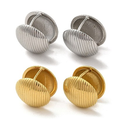 304 серьга-кольцо из нержавеющей стали, круглые