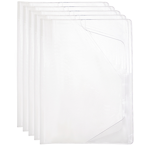 Couverture de livre en PVC, rectangle