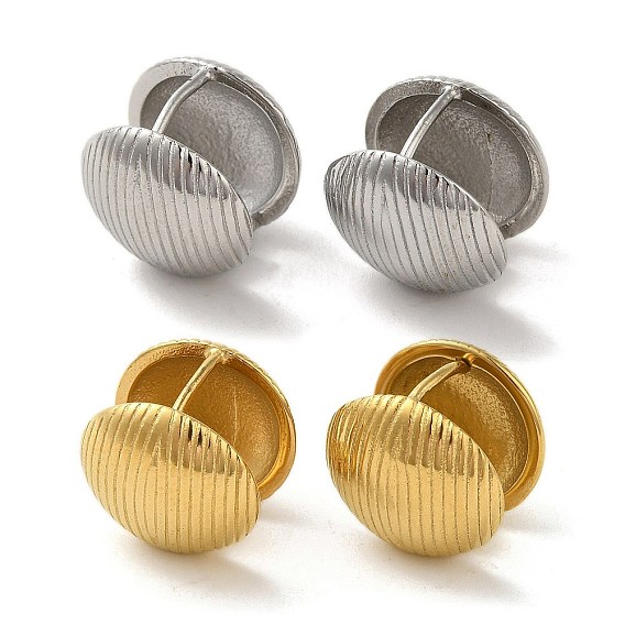 304 серьга-кольцо из нержавеющей стали, круглые