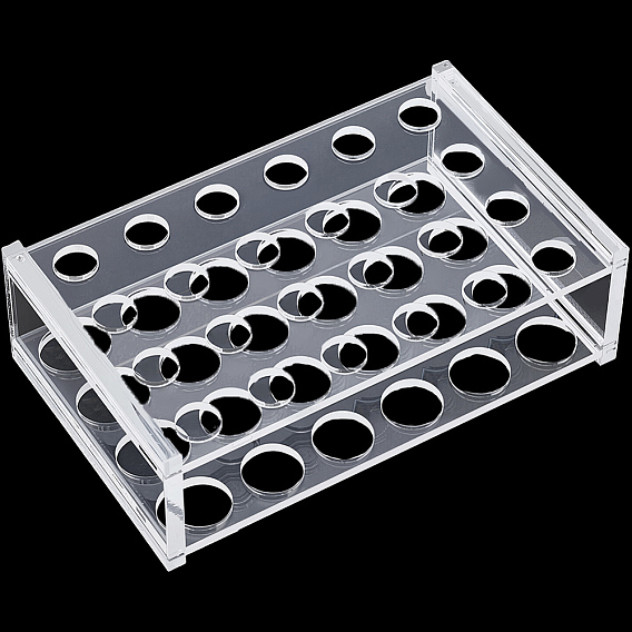 Стеклянная подставка для пробирок, прямоугольные