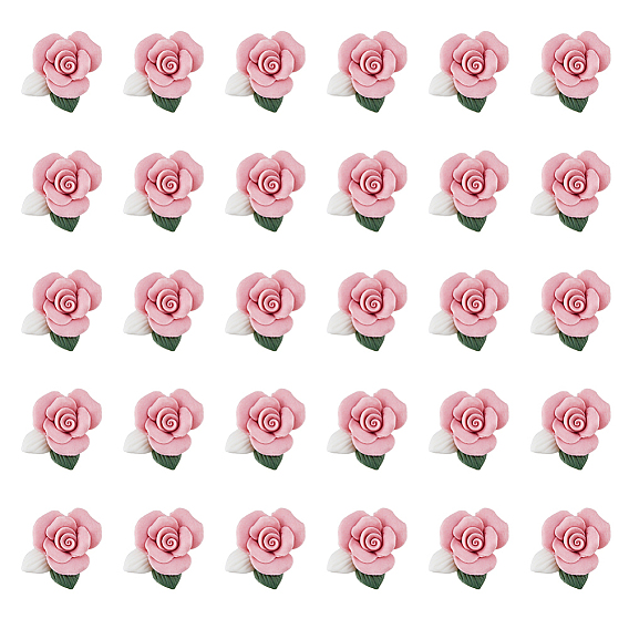 Фарфора ручной работы кабошонов, Китай глиняные шарики, цветок