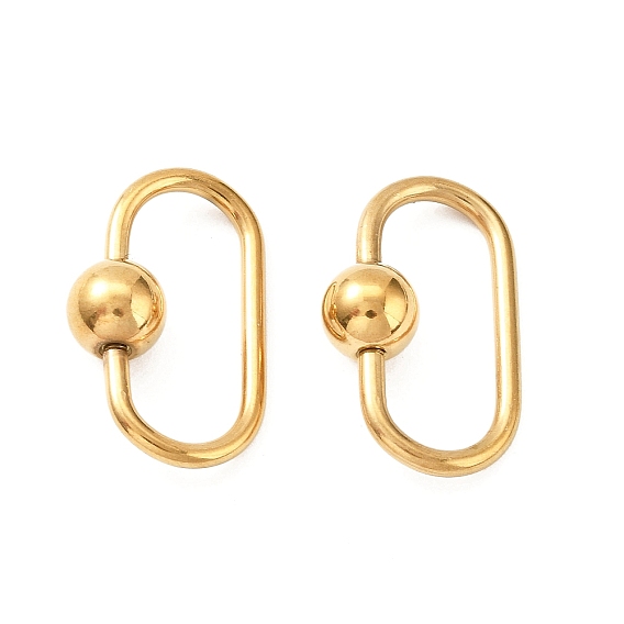 304 карабин с замком из нержавеющей стали, ионное покрытие (ip)