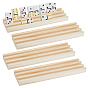 Pine Wood Domino Slotted Display Stands, Rectangle