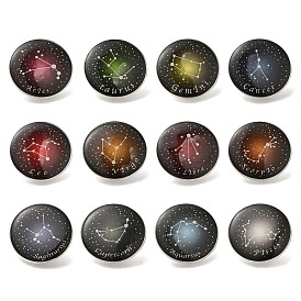 Двенадцать созвездий творческие значки из сплава созвездие броши, платина